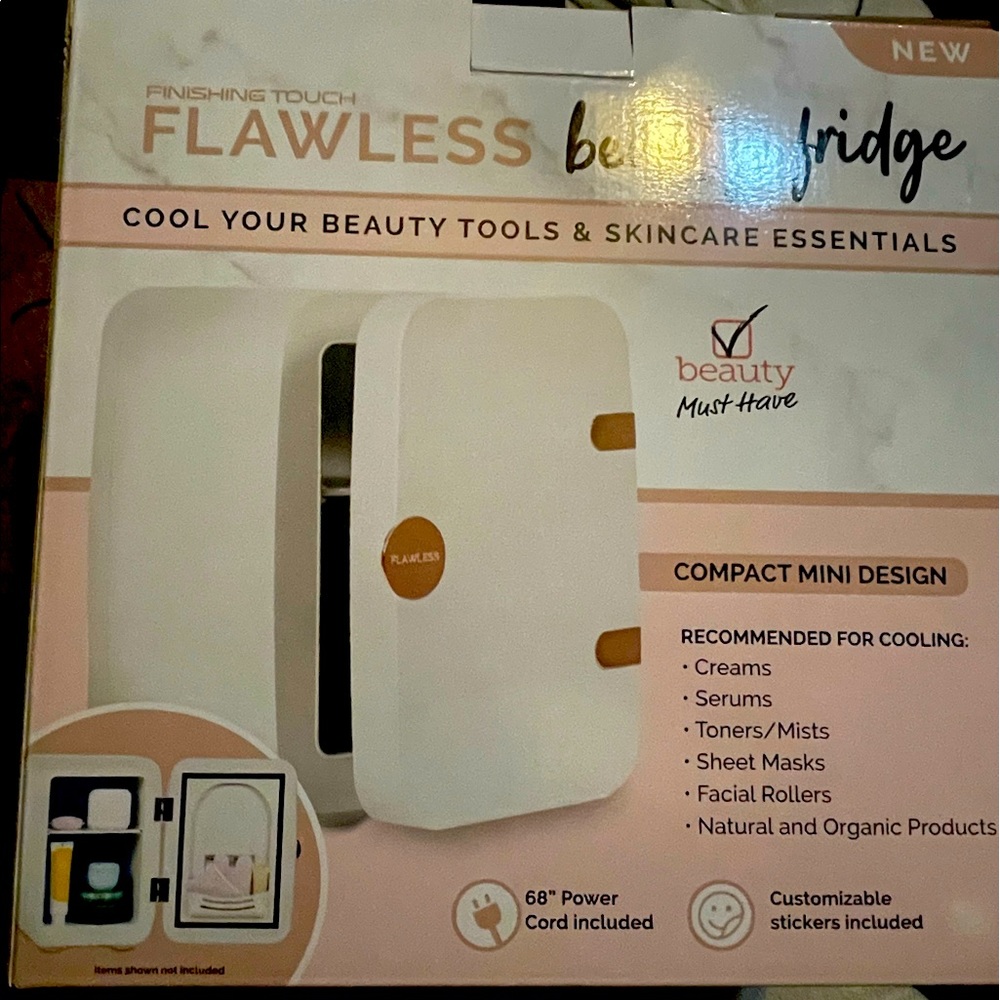 It’s a small beauty flawless fridge